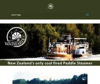 Waimarie.co.nz(Experience river travel as it once was) Screenshot