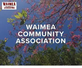 Waimeatown.org(Waimea Community Association) Screenshot