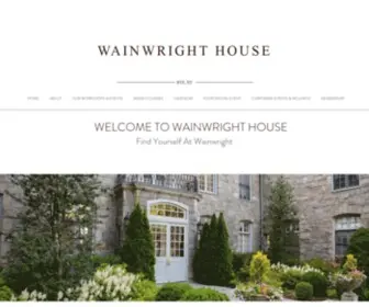 Wainwright.org(Wainwright House) Screenshot