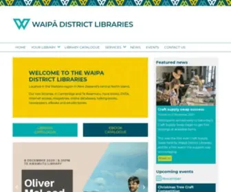 Waipalibraries.org.nz(Waipa District Libraries) Screenshot