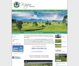 Waipugolfclub.org.nz(Waipu Golf Club) Screenshot