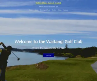 Waitangigolf.co.nz(Waitangi Golf Club) Screenshot