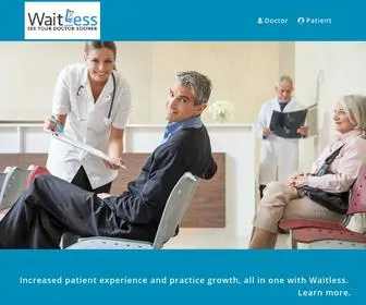 Waitlessmedical.com(Waitless Medical Scheduling) Screenshot