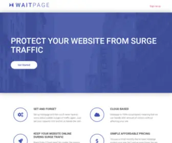 Waitpage.io(waitpage) Screenshot