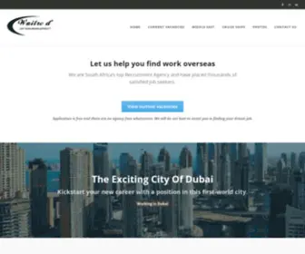 Waitred.co.za(Waitre d' Recruitment (Pty)Ltd) Screenshot