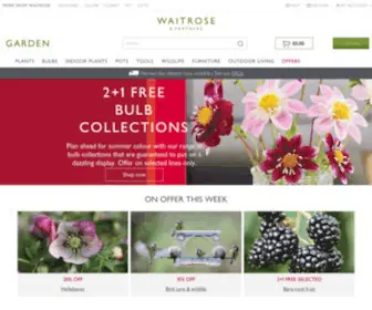 Waitrosegarden.com(Waitrose garden) Screenshot