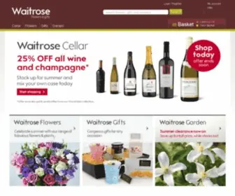 Waitrosewine.com(Home of Wines) Screenshot