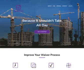 Waiverpro.net(WaiverPro) Screenshot