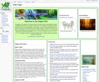 Wajaswiki.com(The Wajas Wiki) Screenshot