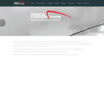 Wakacustom.com.br(Waka Custom Rods) Screenshot