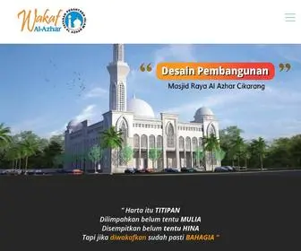 Wakafalazhar.com(Lembaga Wakaf Al Azhar) Screenshot