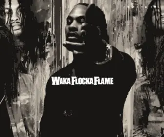 Wakaflocka.com(Waka Flocka Flame) Screenshot