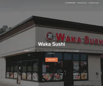 Wakasushi.com(Waka Sushi) Screenshot