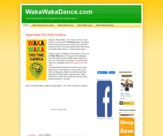 Wakawakadance.com(Waka Waka Dance) Screenshot