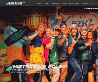 Wake.pl(Szkoła kitesurfingu na Hel) Screenshot