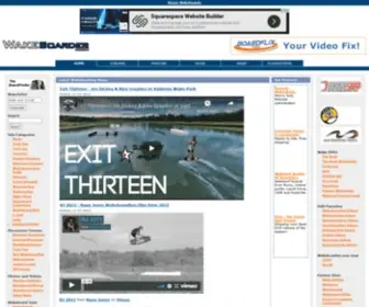 Wakeboarder.com(Wakeboarding) Screenshot