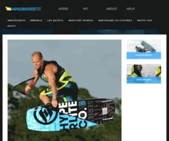 Wakeboards.com(Online shop for wakeboards) Screenshot