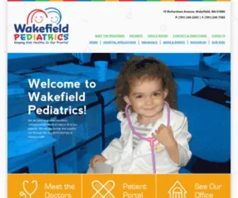 Wakefieldpedi.com(Wakefield Pediatrics) Screenshot