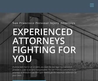 Wakefordlaw.com(San Francisco Personal Injury Lawyer) Screenshot