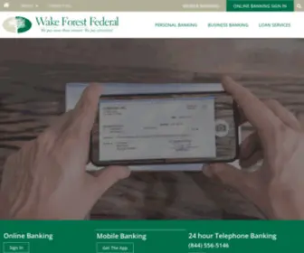 Wakeforestfederal.com(Your Hometown) Screenshot