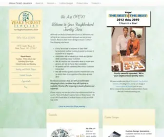 Wakeforestjewelers.com(Wake Forest Jewelers) Screenshot