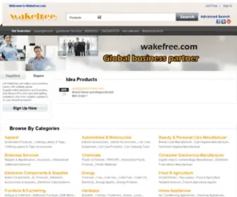 Wakefree.com(Connecting Global Suppliers) Screenshot