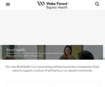 Wakehealth.edu(Atrium Health Wake Forest Baptist) Screenshot