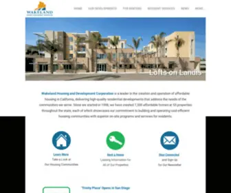 Wakelandhdc.com(Wakeland Housing and Development Corporation) Screenshot
