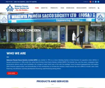 Wakenyapamojasacco.com(Wakenya Pamoja Sacco Society Ltd) Screenshot