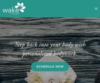 Wakepdx.com(Wake Massage) Screenshot