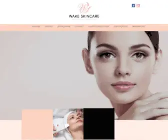 Wakeskincare.net(Wake Skincare) Screenshot