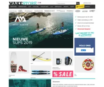Wakestore.nl(De webshop voor al uw watersport artikelen. Stand up paddle boards (SUP)) Screenshot