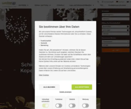 Wakeupcopenhagen.de(Wakeup Copenhagen) Screenshot