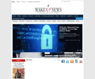 Wakeupnews.eu(L'informazione che ti sveglia) Screenshot