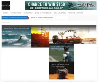 Wakewindandsurf.com(Wake Wind and Surf News) Screenshot