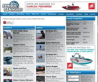 Wakeworld.com(Wakeboarding & wakesurfing videos) Screenshot