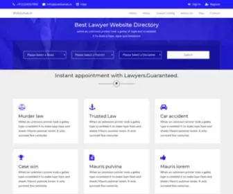 Wakilsahab.in(HTML5 Template) Screenshot