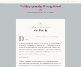 Wakinguponthewrongsideof50.com(Navigating the second half of my life) Screenshot