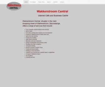Wakkerstroomcentral.co.za(Wakkerstroom Central Internet Cafe and Business Centre) Screenshot