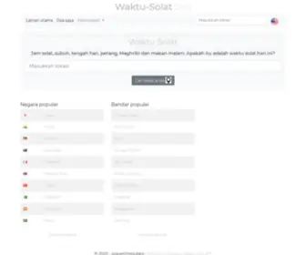 Waktu-Solat.org(☪) Screenshot