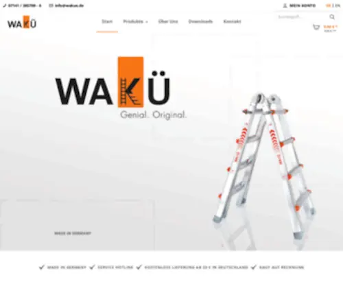 Wakue.de(WAKÜ Leitern) Screenshot