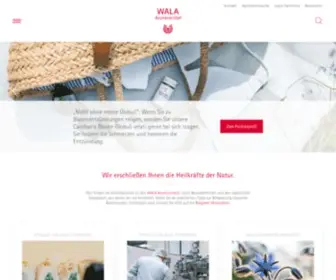 Walaarzneimittel.de(WALA Arzneimittel) Screenshot