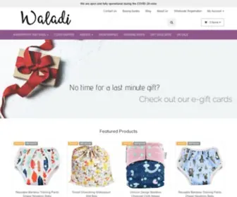 Waladi.com.au(Buy Cloth Nappy Wet Bag Online) Screenshot