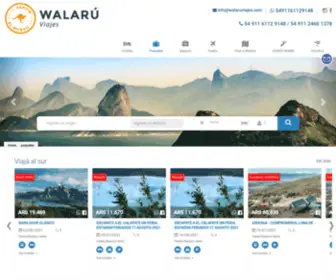 Walaruviajes.com(Contratá tus proximas vacaciones con un especialista) Screenshot