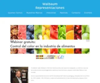 Walbaumchile.cl(Walbaum Representaciones) Screenshot