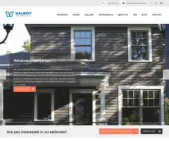 Walbertwindows.ca(Windows and Doors Company Edmonton) Screenshot