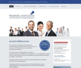 Walburg-Consulting.de(WALBURG CONSULTING Active Management) Screenshot