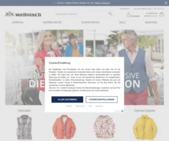 Walbusch.com(Entdecken Sie die neue Walbusch) Screenshot