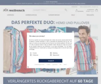 Walbusch.de(Entdecken Sie die Walbusch) Screenshot
