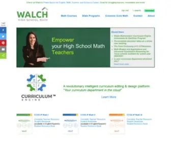 Walch.com(Turnkey Hybrid Learning Platform) Screenshot